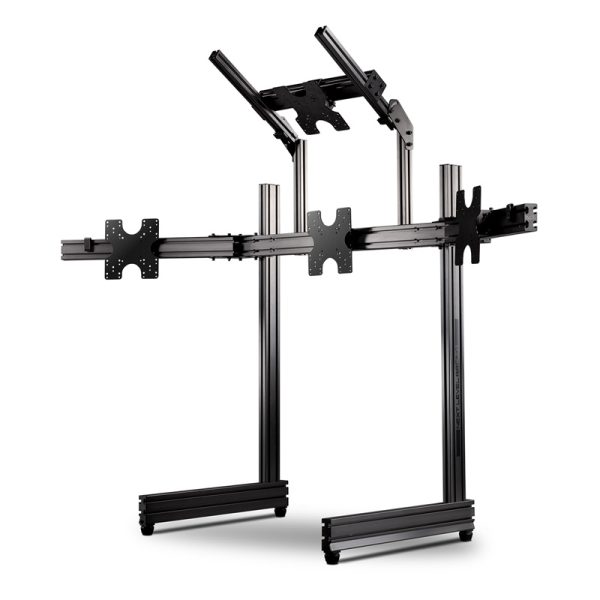 Soporte de monitor Elite Quad carbon grey, Soportes de pantalla SimRacing