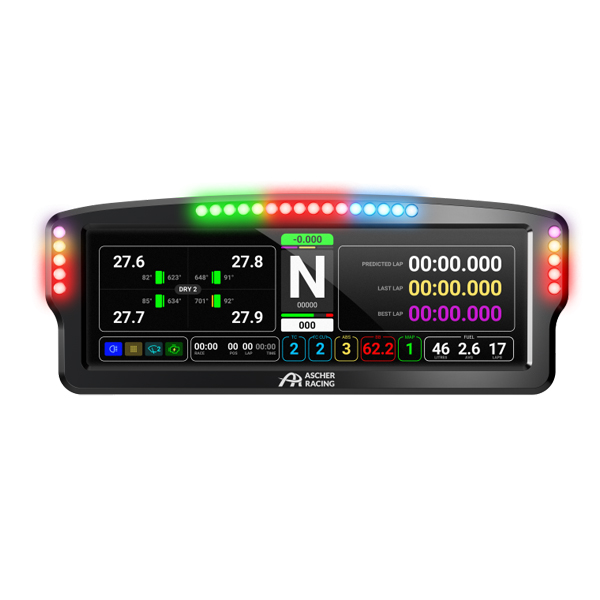 Dashboard Ascher Racing 8"